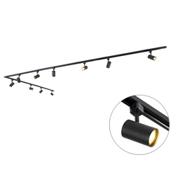 Capri Railverlichting - 10 spots, 5m rail