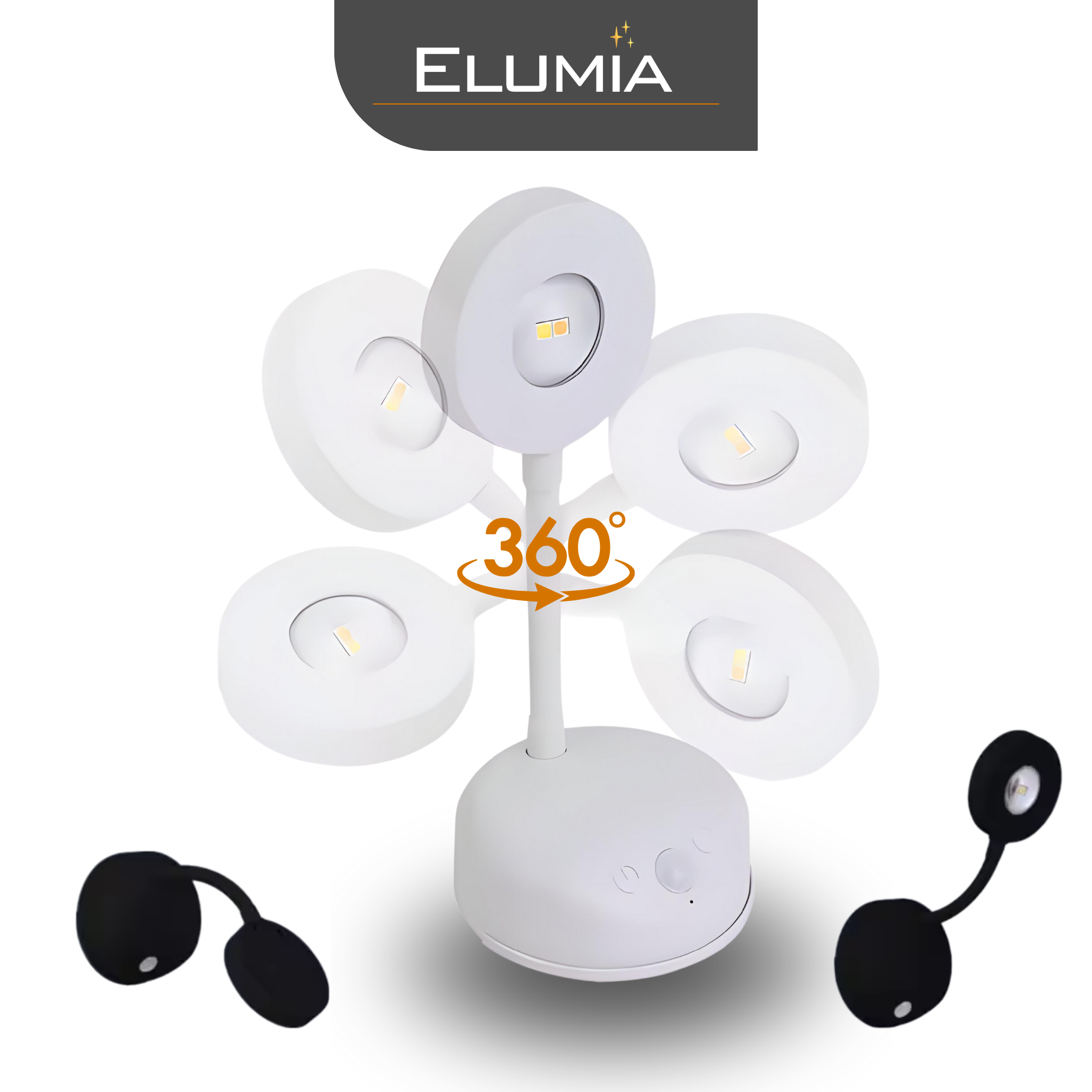 LuminaFlex - 360° Draadloos Multilamp - Wit